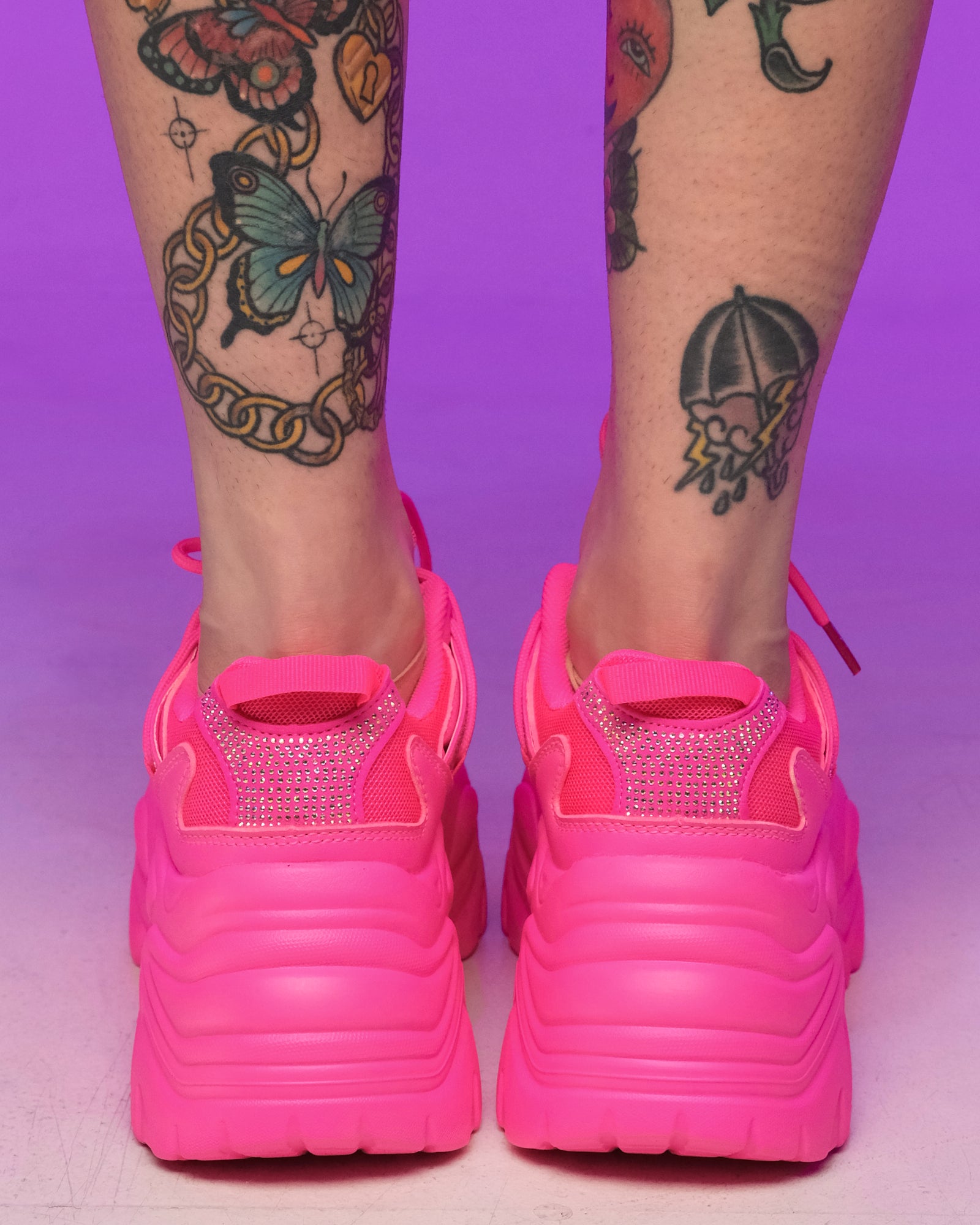 Fuschia clearance pink sneakers