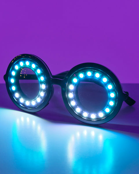 GloFX Pixel Pro LED Rave Festival selling Goggles