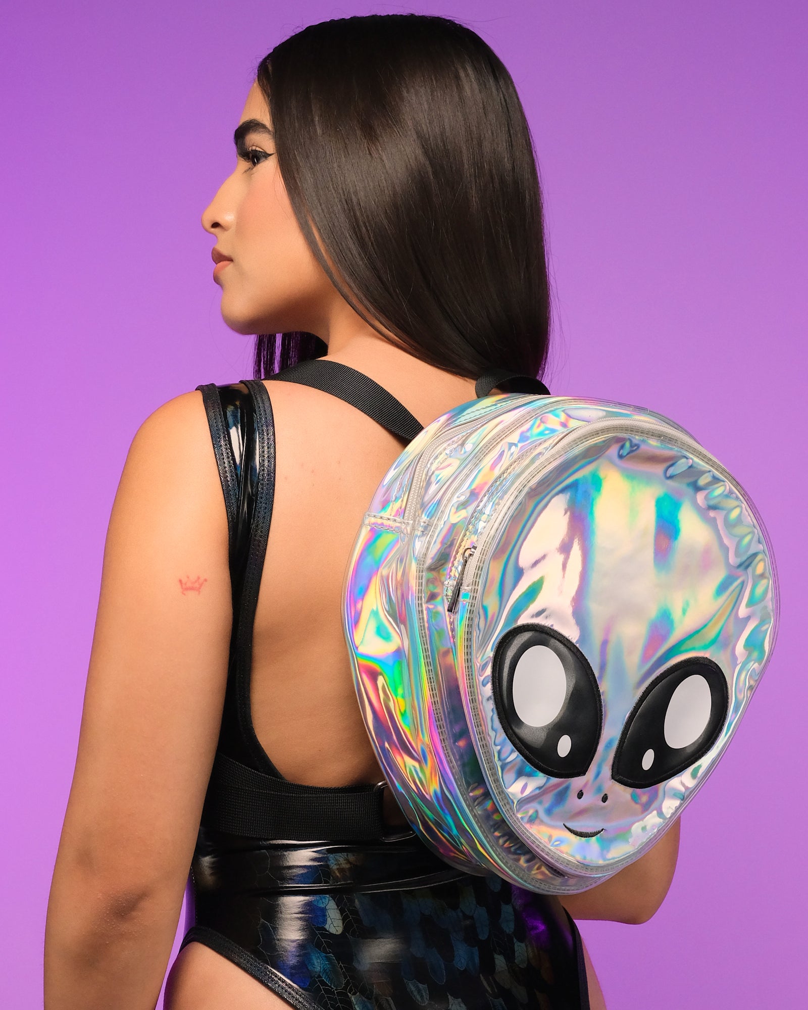 Holographic discount backpack mini