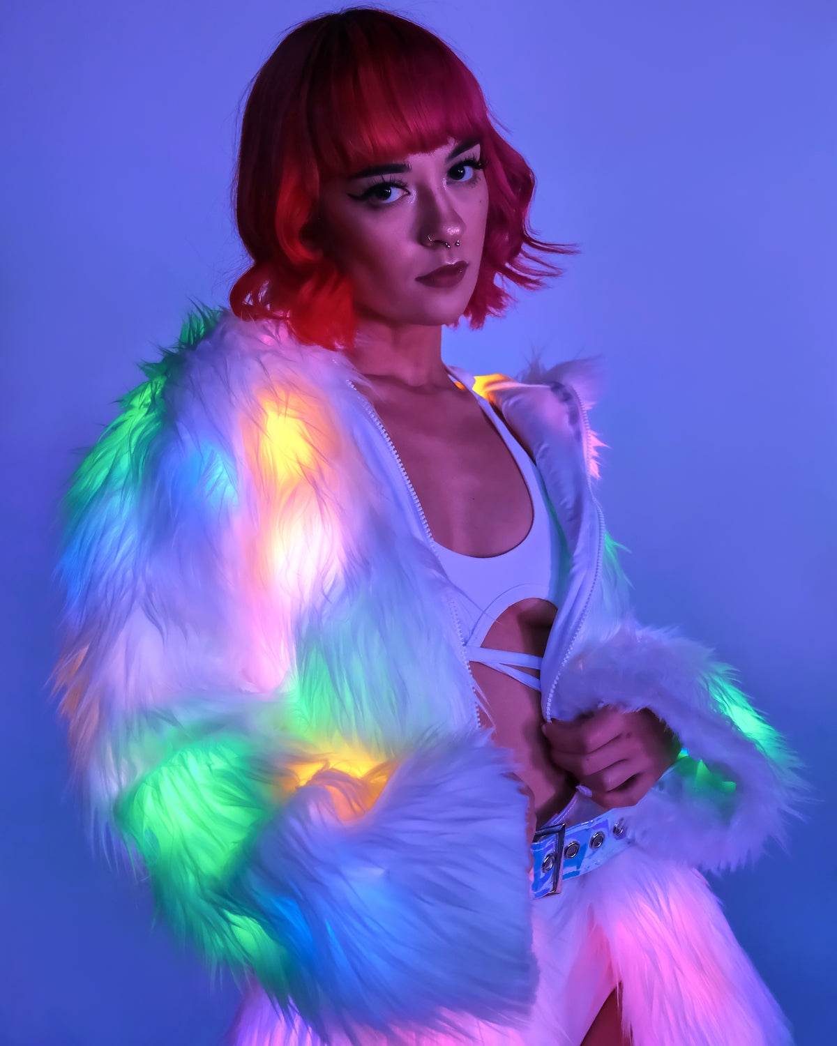 Hollywood Lux Mini Robe – Rave Wonderland