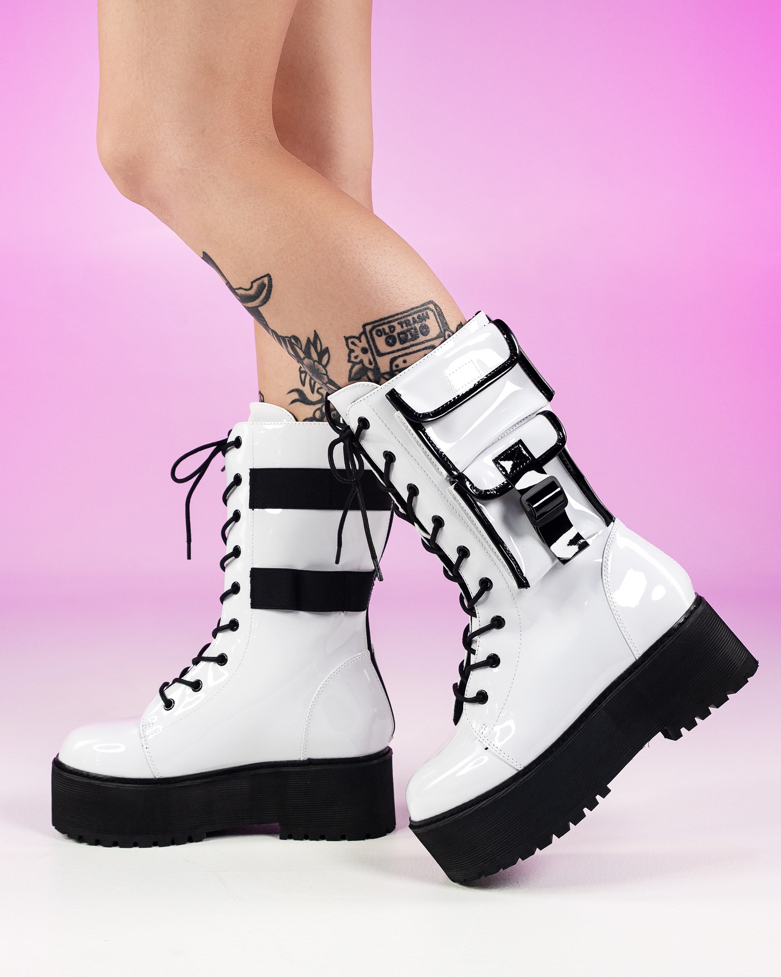 Yru slayr glitter top boots