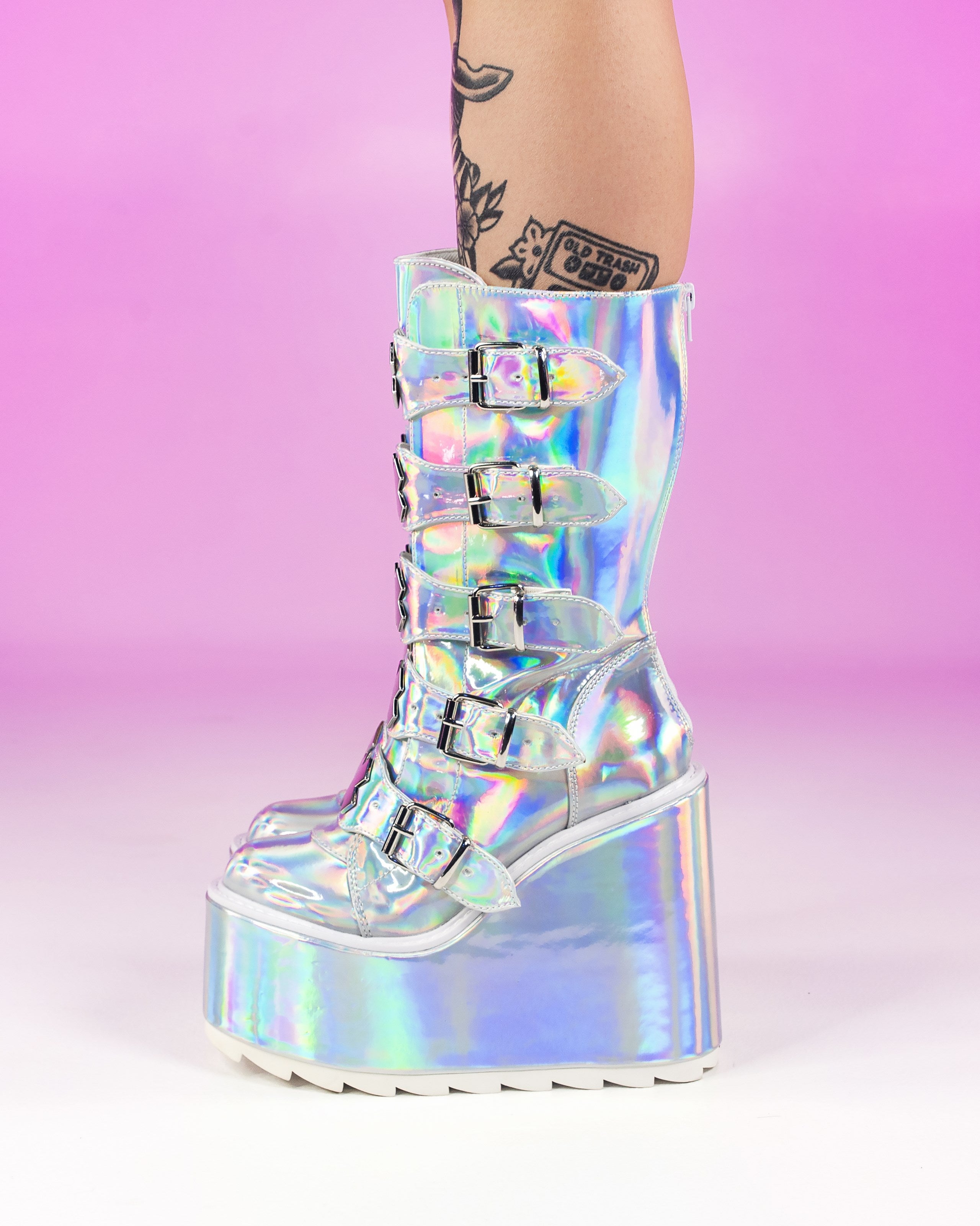 Yru cheap holographic boots