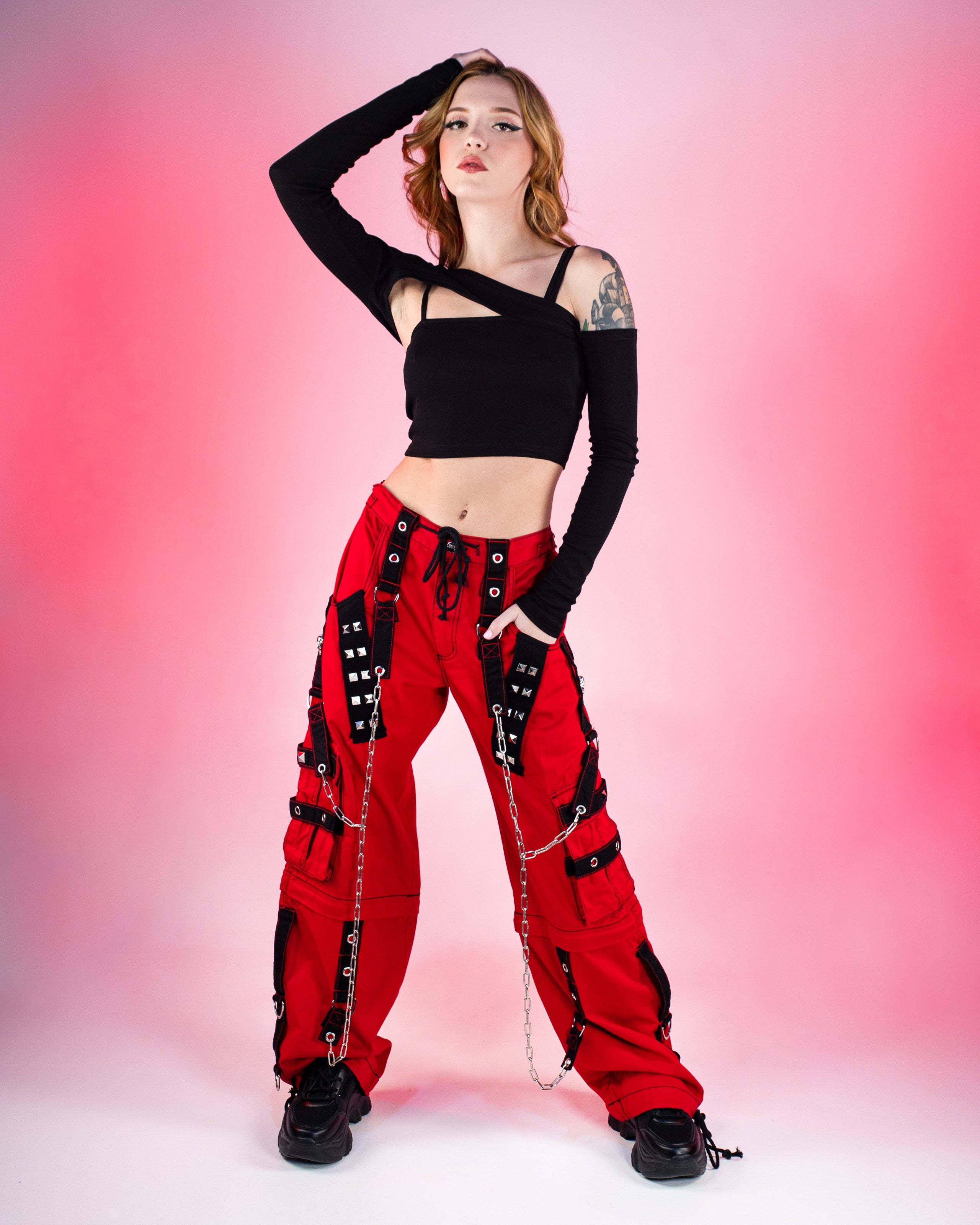 Tripp NYC Dark Cuff Red Pants – Rave Wonderland