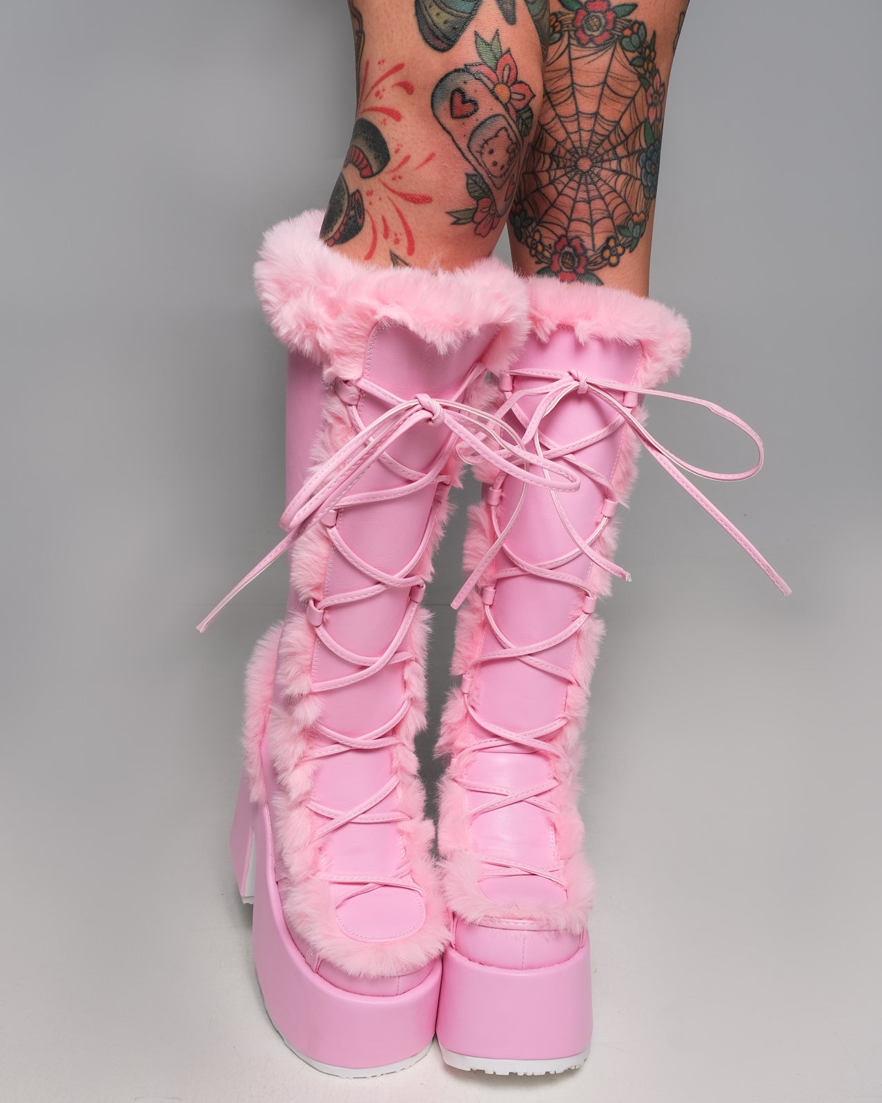 Pink in boots sale