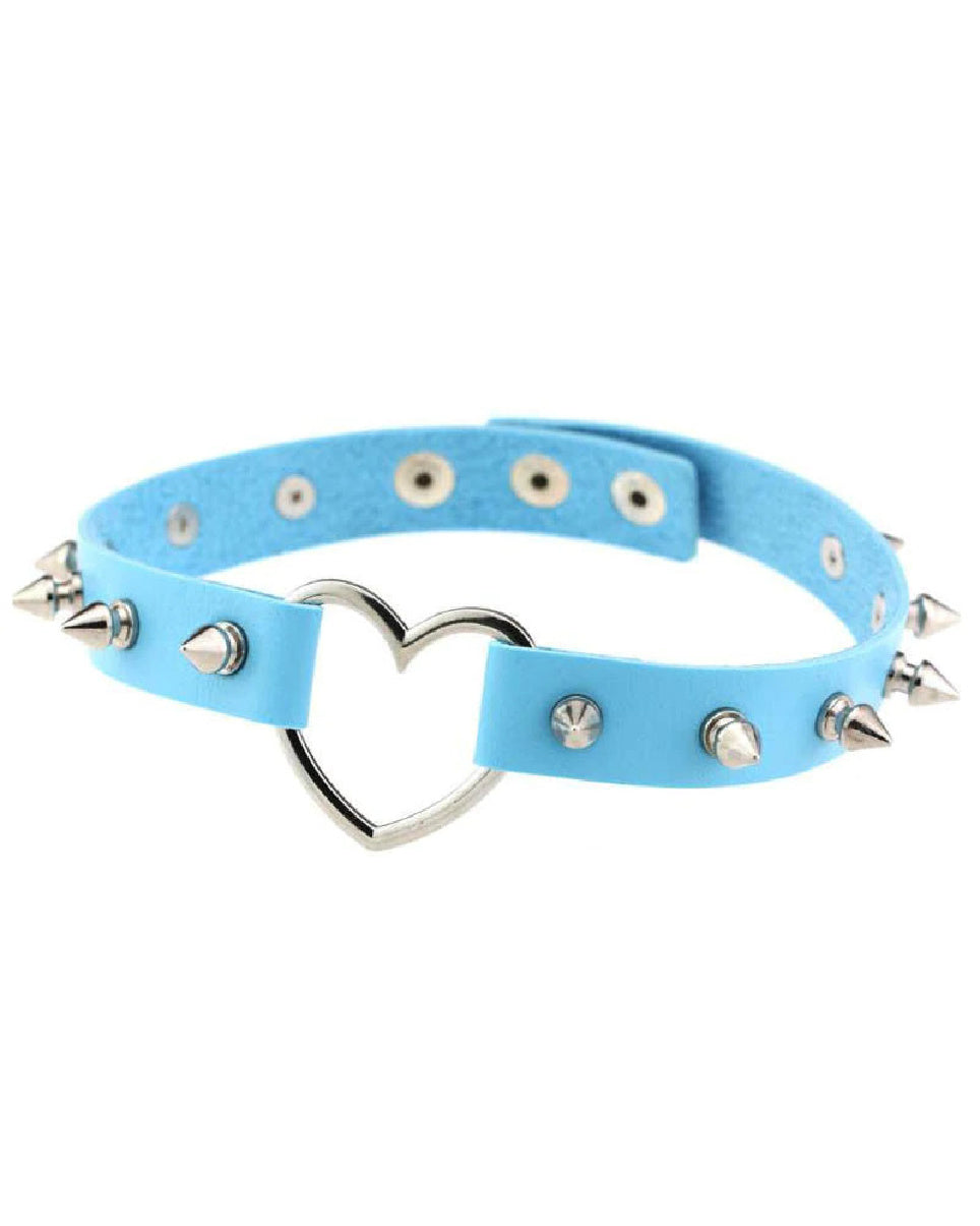 Heart spike store choker