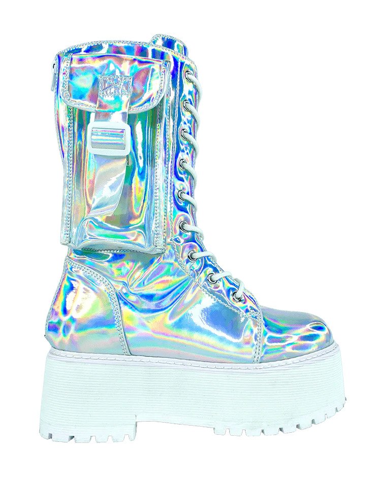 Yru cheap holographic boots